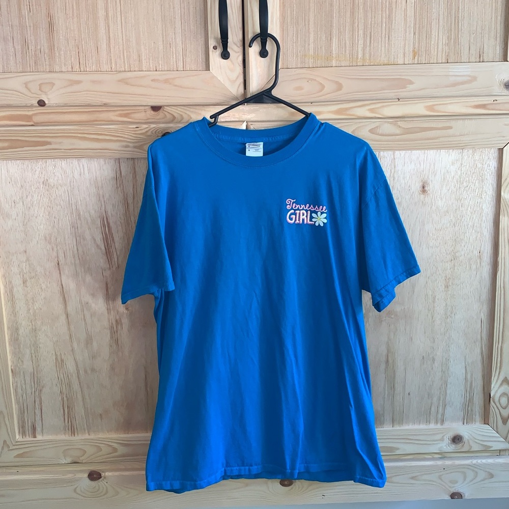 Fruit of the Loom blue “Tennessee Girl-sweet tea” graphic tee shirt size L